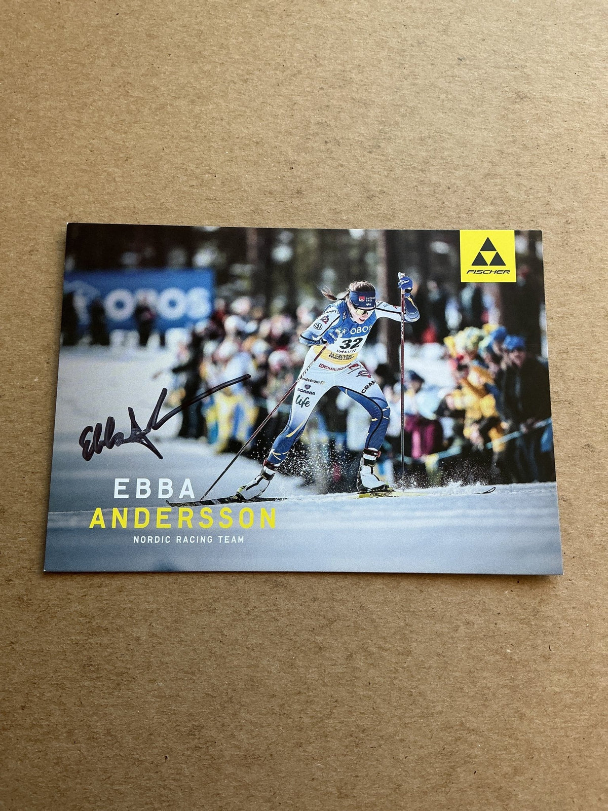 Ebba Andersson, Sweden 🇸🇪 Cross Country Winter 2023/24 hand signed - Autographs-World