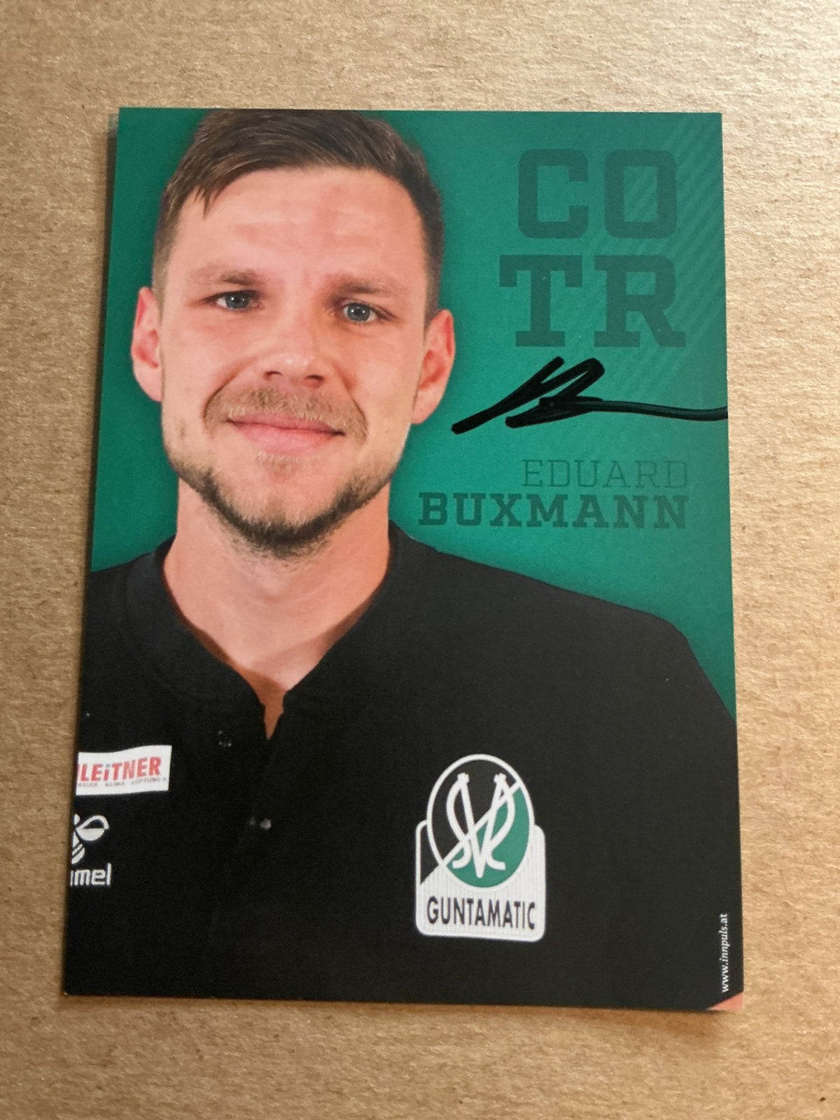 Eduard Buxmann, Austria 🇦🇹 SV Ried 2024/25 hand signed - Autographs-World