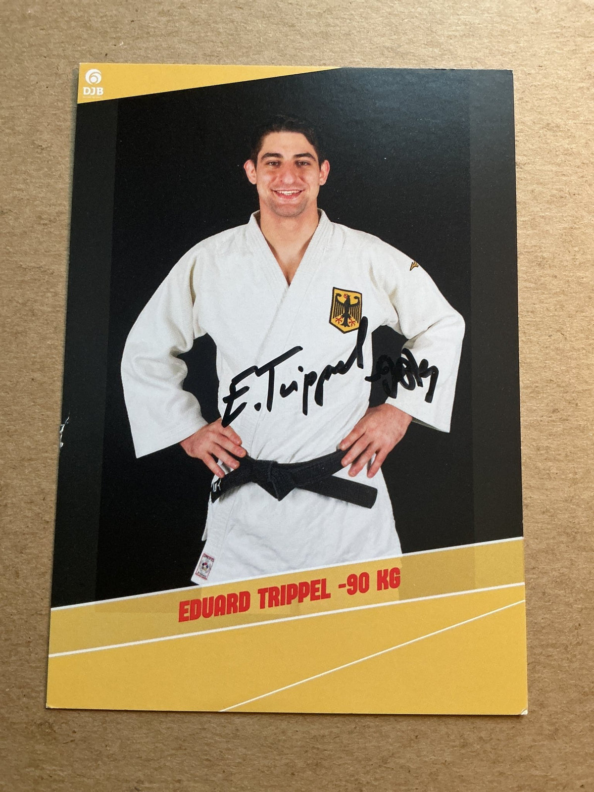 Eduard Trippel, Germany 🇩🇪 Judo Summer Olympics 2024 hand signed - Autographs-World