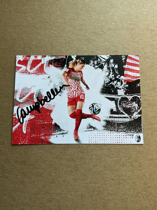 Eileen Campbell, Austria 🇦🇹 SC Freiburg 2023/24 hand signed - Autographs-World