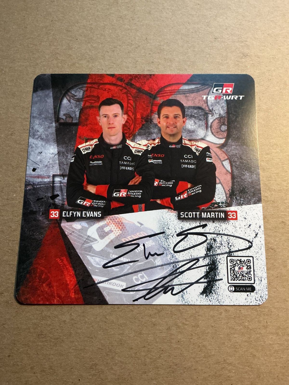 Elfyn Evans, Wales 🏴󠁧󠁢󠁷󠁬󠁳󠁿 World Rally Championship Sports 2025 hand signed - Autographs-World