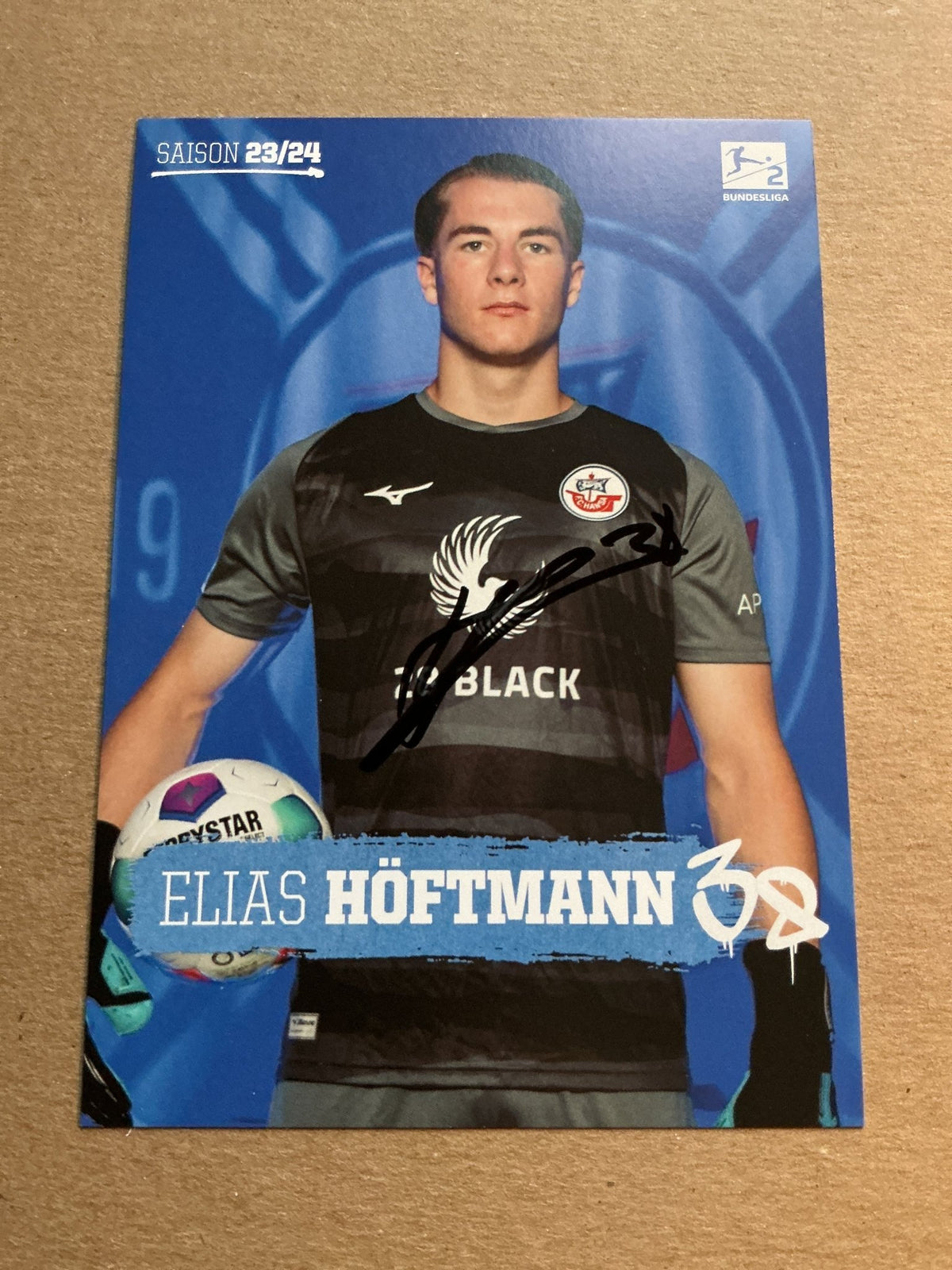 Elias Höftmann, Germany 🇩🇪 Hansa Rostock 2023/24 hand signed - Autographs-World