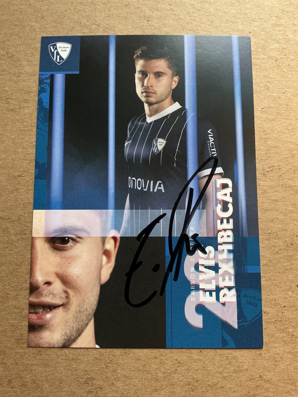 Elvis Rexhbecaj, Germany 🇩🇪 VfL Bochum 2021/22 hand signed - Autographs-World