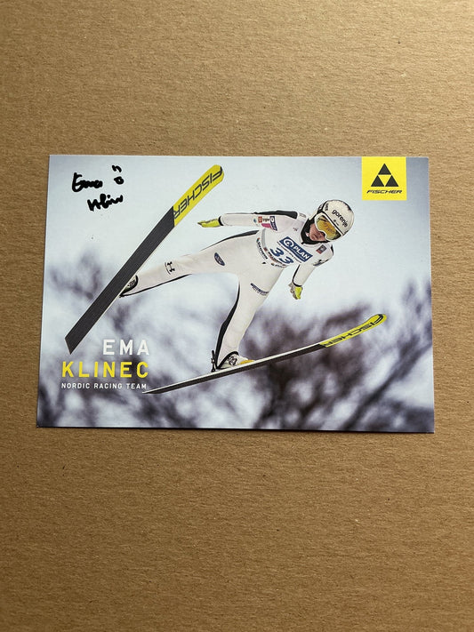 Ema Klinec, Slovenia 🇸🇮 Ski Jumping Winter 2025/26 hand signed - Autographs-World