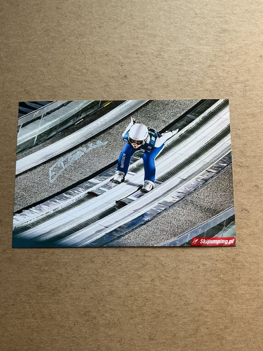 Emely Torazza, Switzerland 🇨🇭 Skijumping Winter 2022/23 hand signed - Autographs-World