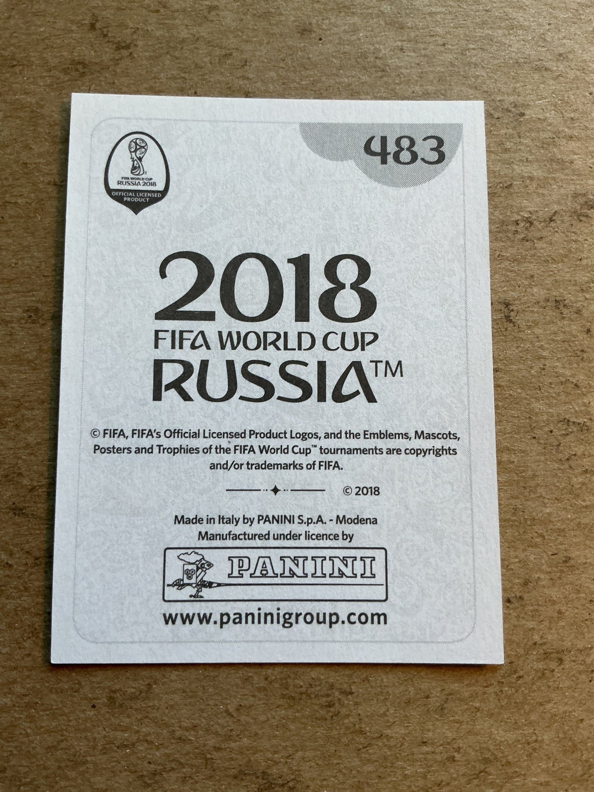 Emil Forsberg, Sweden 🇸🇪 FIFA World Cup 2018 Panini hand signed - Autographs-World