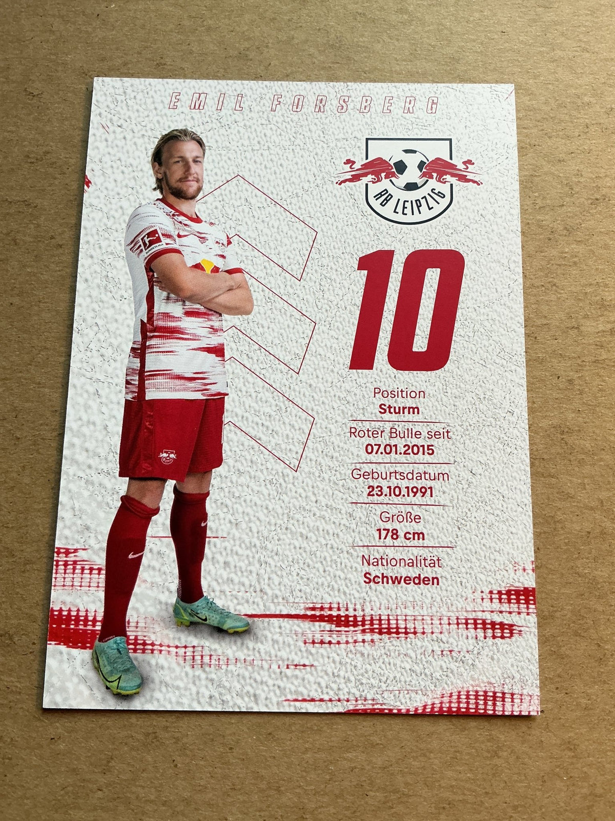 Emil Forsberg, Sweden 🇸🇪 RB Leipzig 2021/22 hand signed - Autographs-World