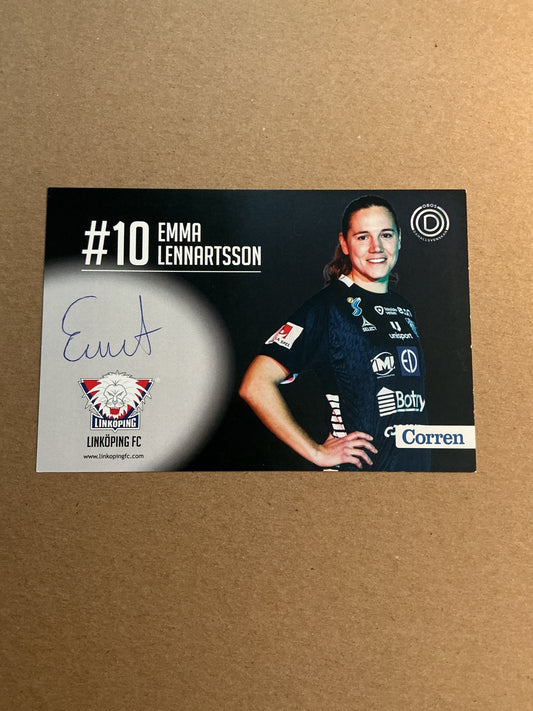 Emma Lennartsson, Sweden 🇸🇪 Linköping FC 2021/22 hand signed - Autographs-World