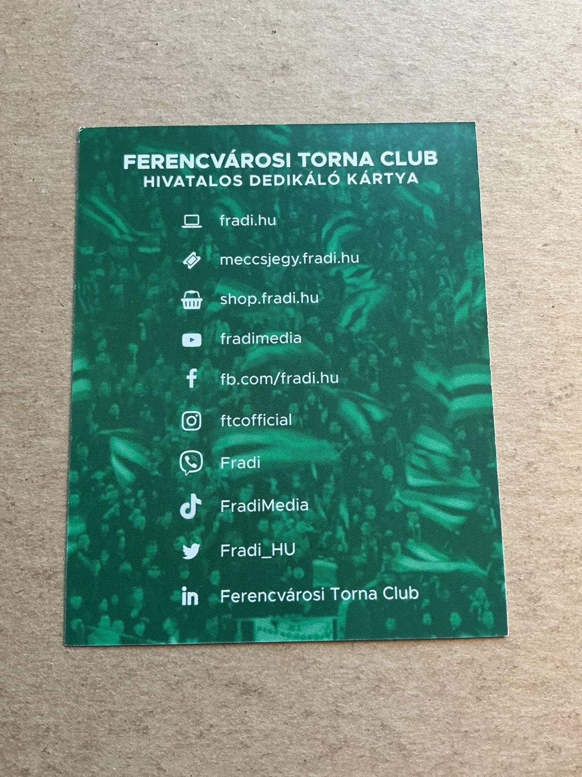 Endre Botka, Hungary 🇭🇺 Ferencváros 2022/23 hand signed - Autographs-World