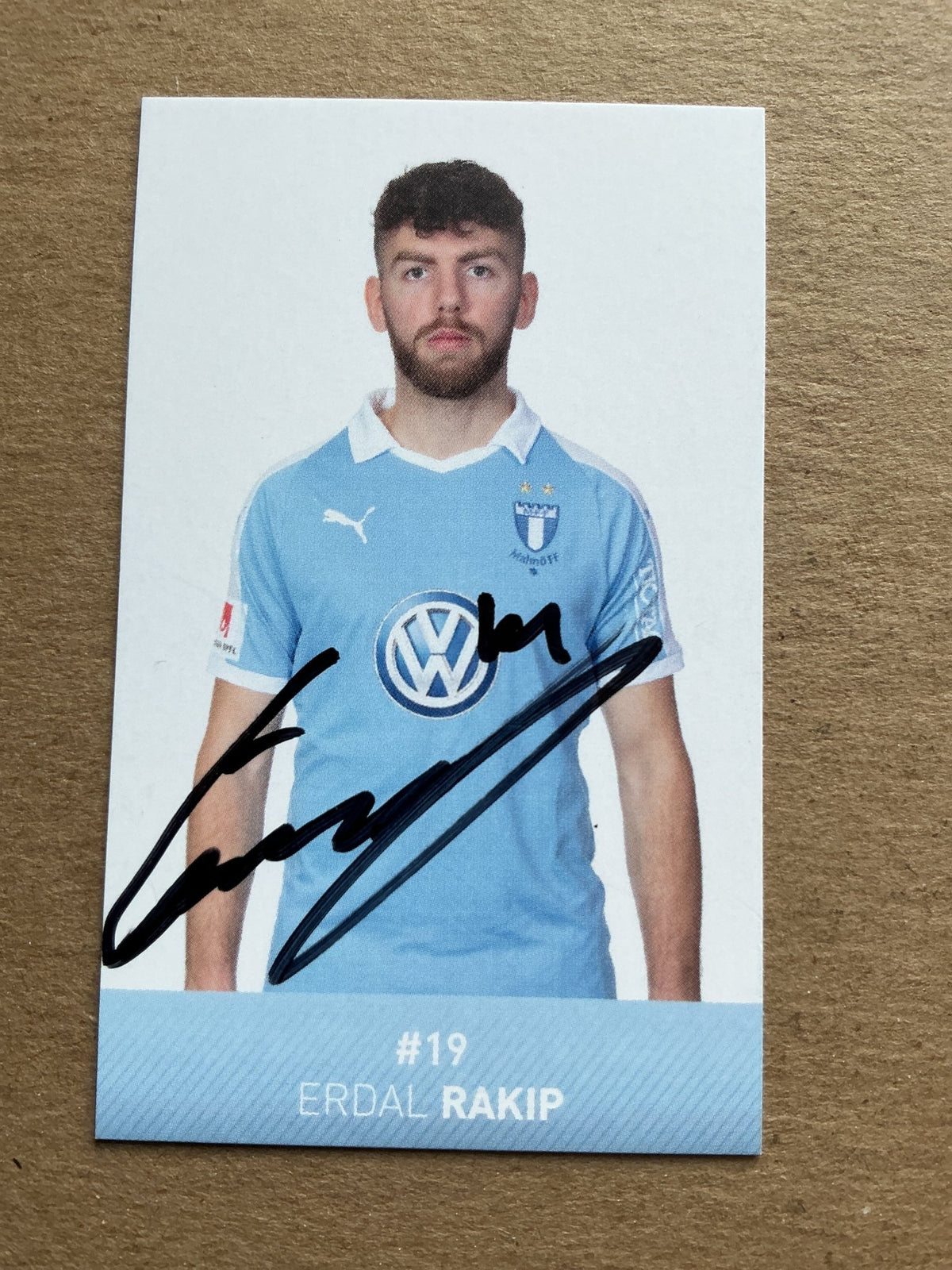 Erdal Rakip, North Macedonia 🇲🇰 Malmö FF 2019/20 hand signed - Autographs-World