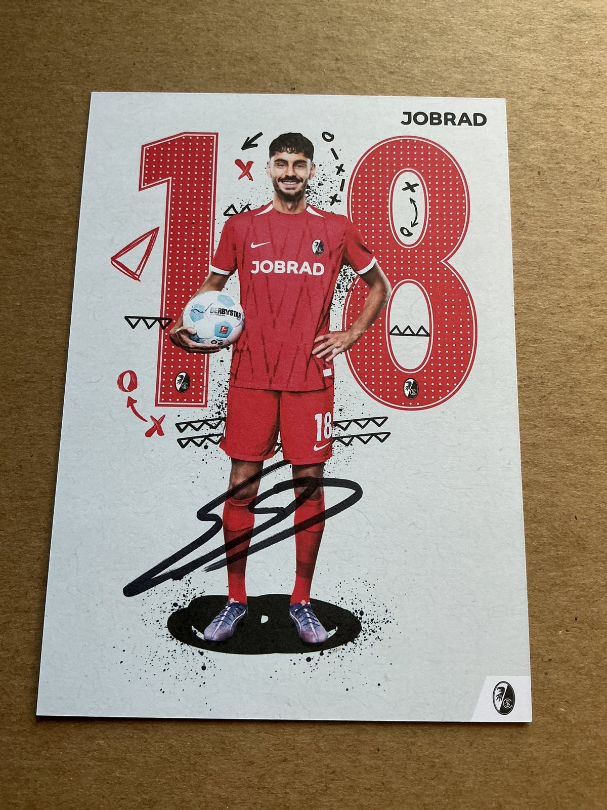 Eren Dinkci, Germany 🇩🇪 SC Freiburg 2024/25 hand signed - Autographs-World