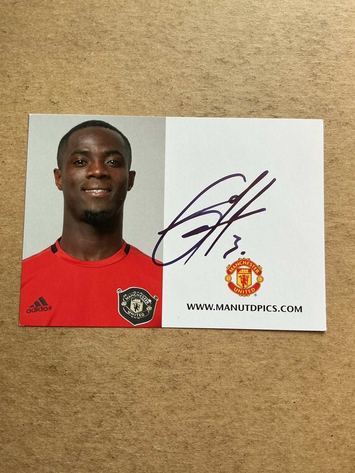 Eric Bailly, Ivory Coast 🇨🇮 Manchester United FC 2019/20 hand signed - Autographs-World