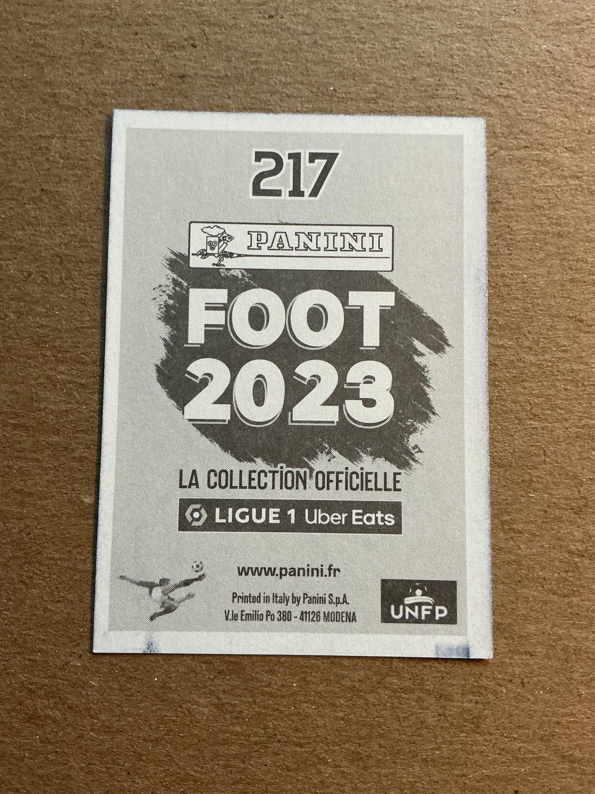 Éric Bailly, Ivory Coast 🇨🇮 Olympique Marseille 2023 Panini hand signed - Autographs-World
