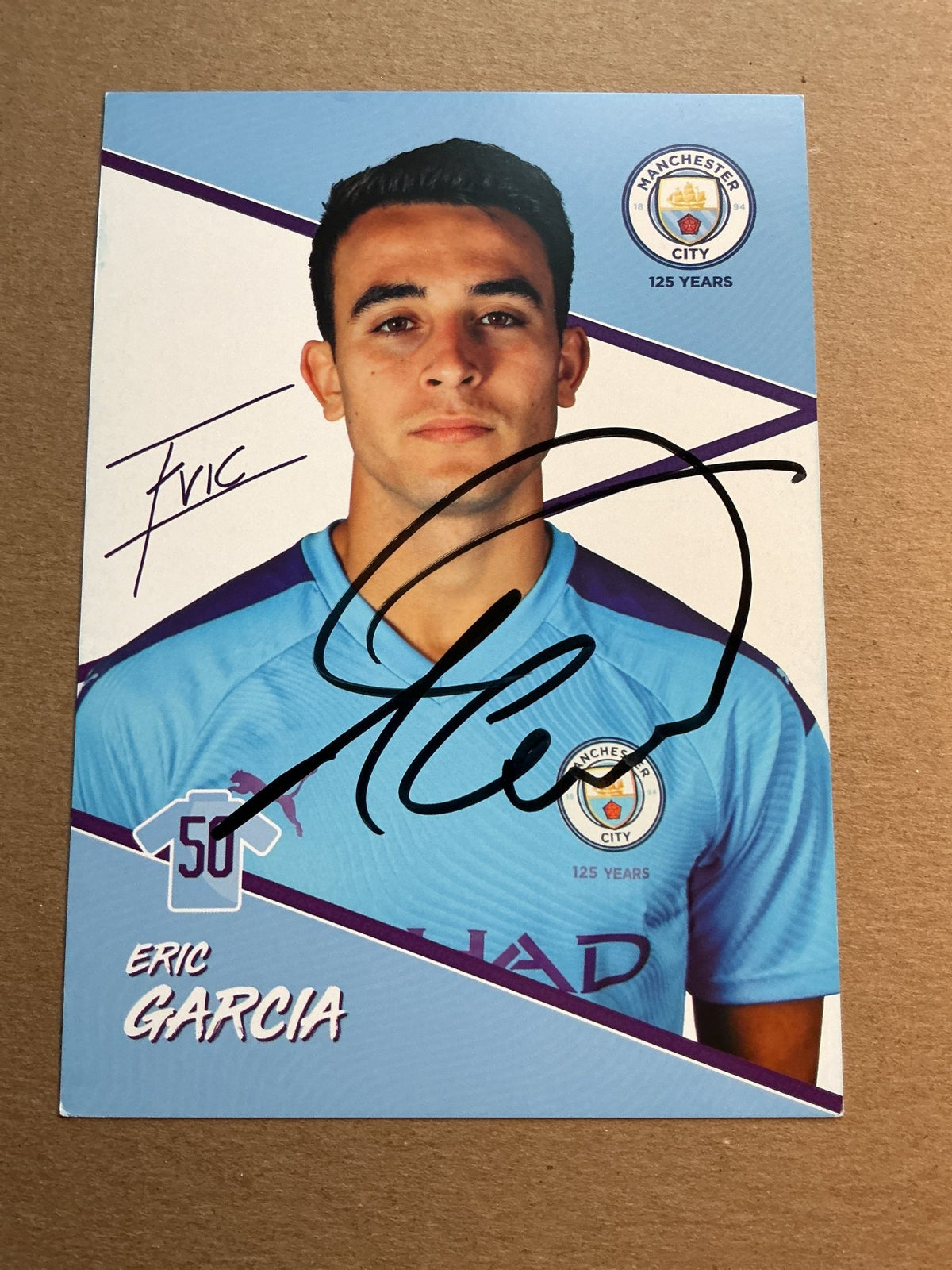 Eric Garcia, Spain 🇪🇸 Manchester City 2019/20 hand signed - Autographs-World