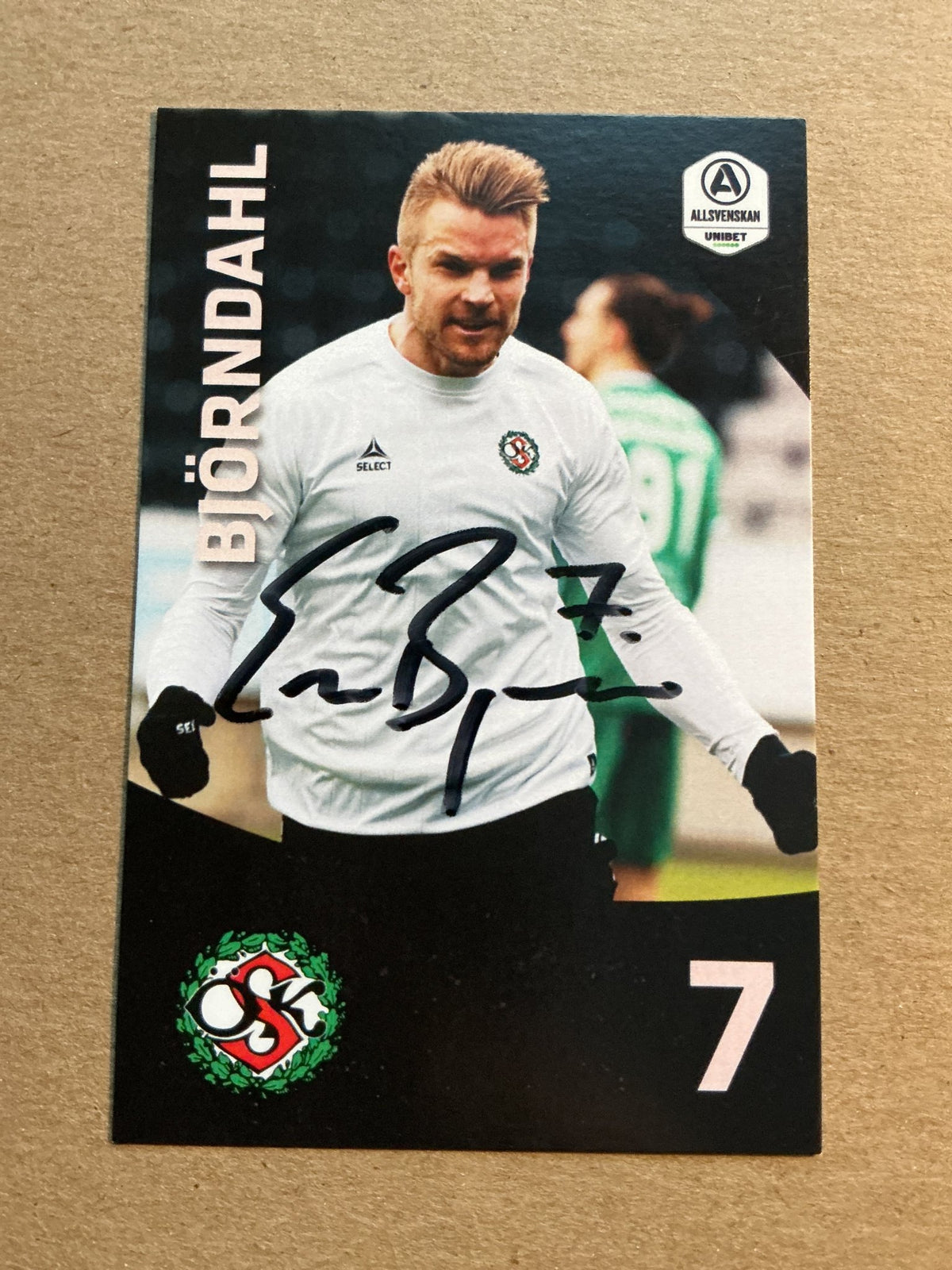 Erik Björndahl, Sweden 🇸🇪 Örebro SK 2021/22 hand signed - Autographs-World