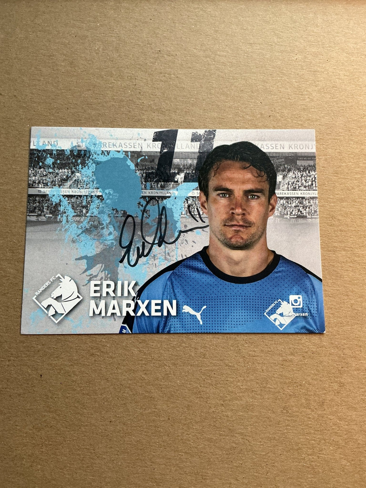 Erik Marxen, Denmark 🇩🇰 Randers FC 2020/21 hand signed - Autographs-World