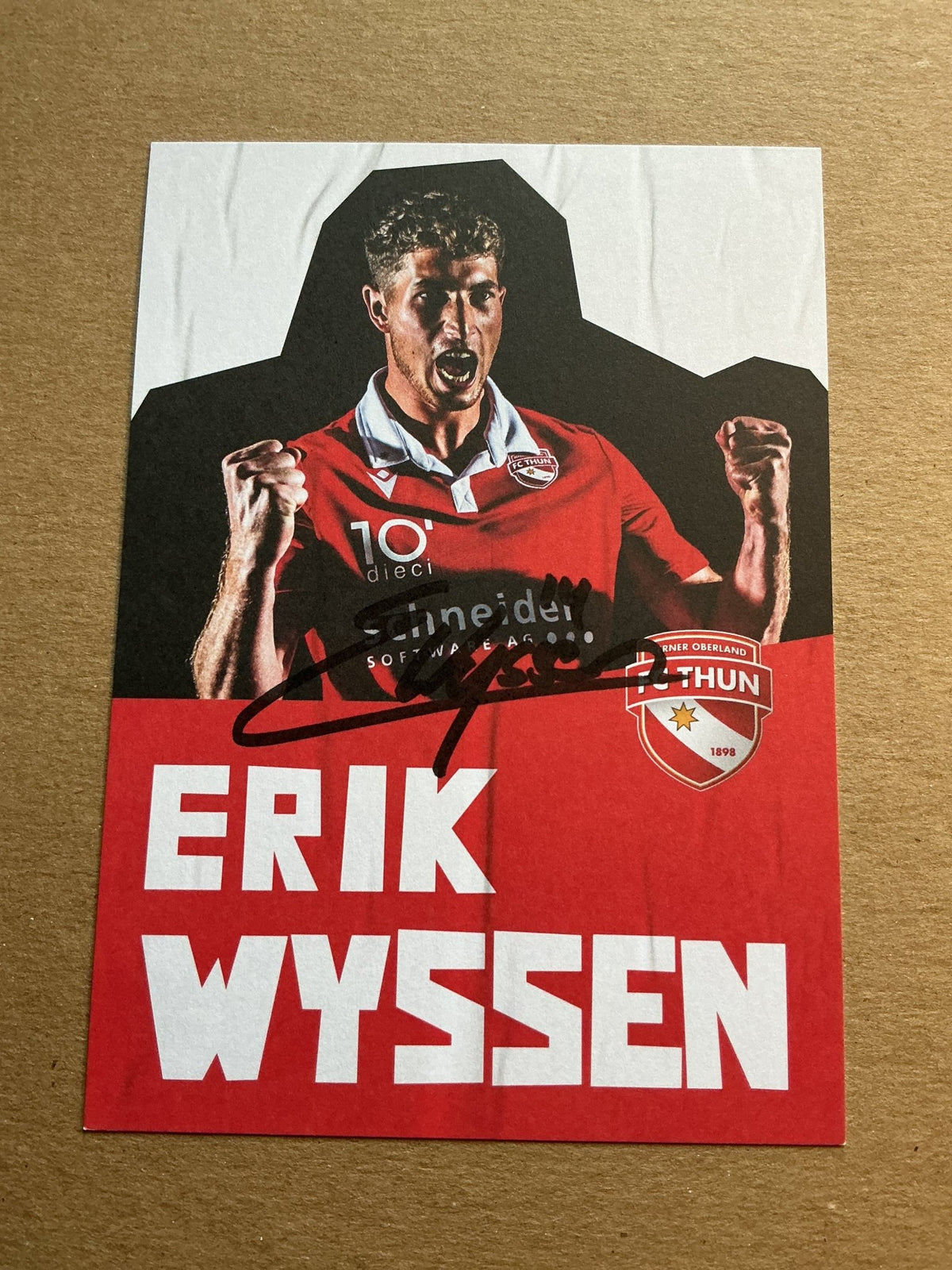 Erik Wyssen, Switzerland 🇨🇭 FC Thun 2022/23 hand signed - Autographs-World