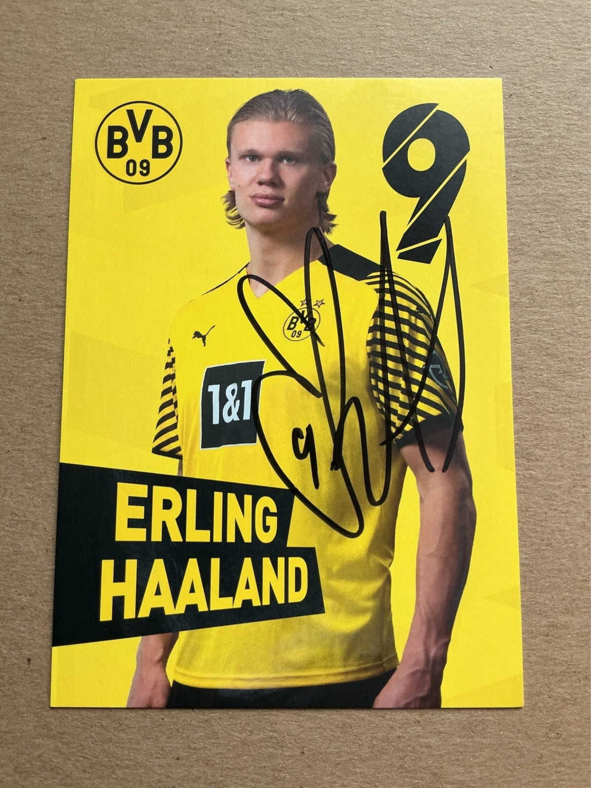 Erling Haaland, Norway 🇳🇴 Borussia Dortmund 2021/22 hand signed - Autographs-World