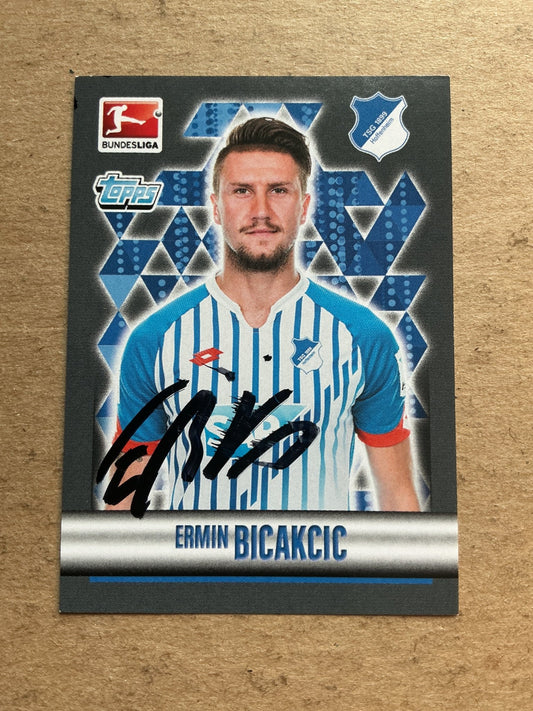 Ermin Bikcakcic, Bosnia 🇧🇦 TSG 1899 Hoffenheim 2015/16 Topps hand signed - Autographs-World