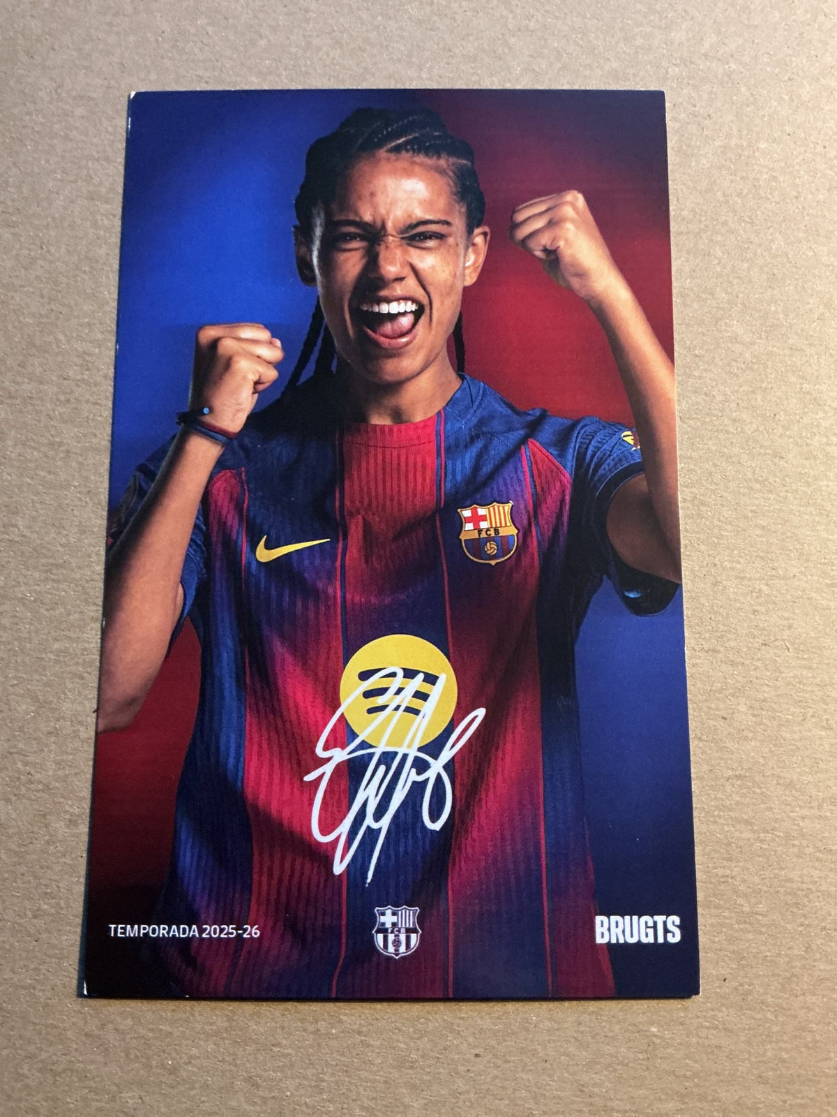 Esmee Brugts, Netherlands 🇳🇱 FC Barcelona Femení 2025/26 unsigned - Autographs-World