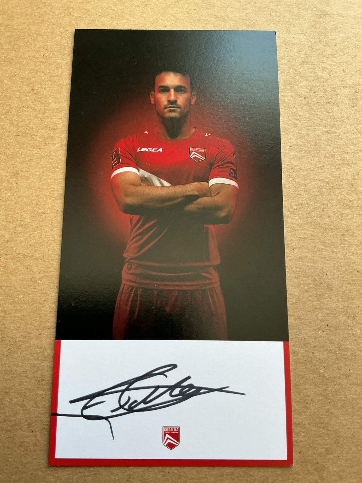 Ethan Jolley, Gibraltar 🇬🇮 2021 hand signed - Autographs-World