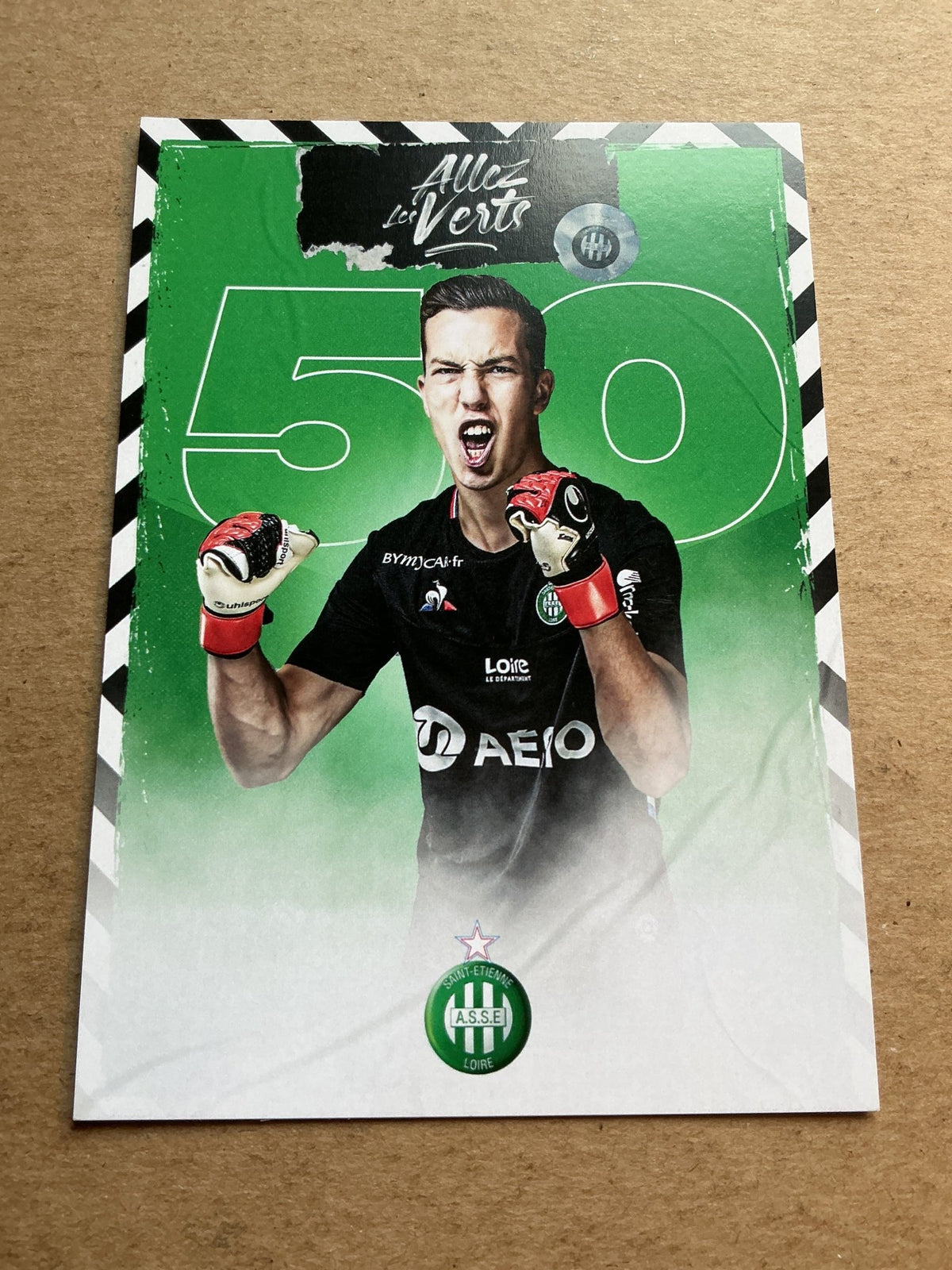 Étienne Green, France 🇫🇷 AS Saint-Étienne 2020/21 hand signed - Autographs-World