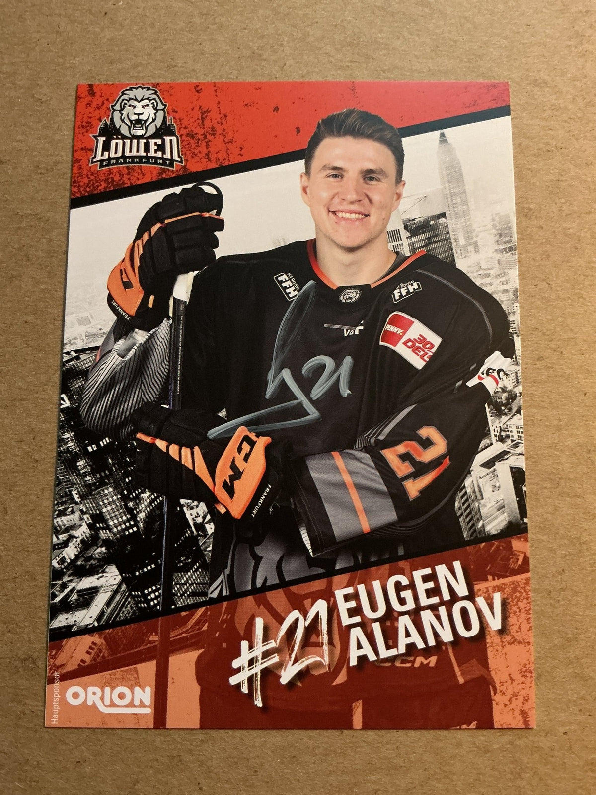 Eugen Alanov, Germany 🇩🇪 Löwen Frankfurt 2023/24 hand signed - Autographs-World