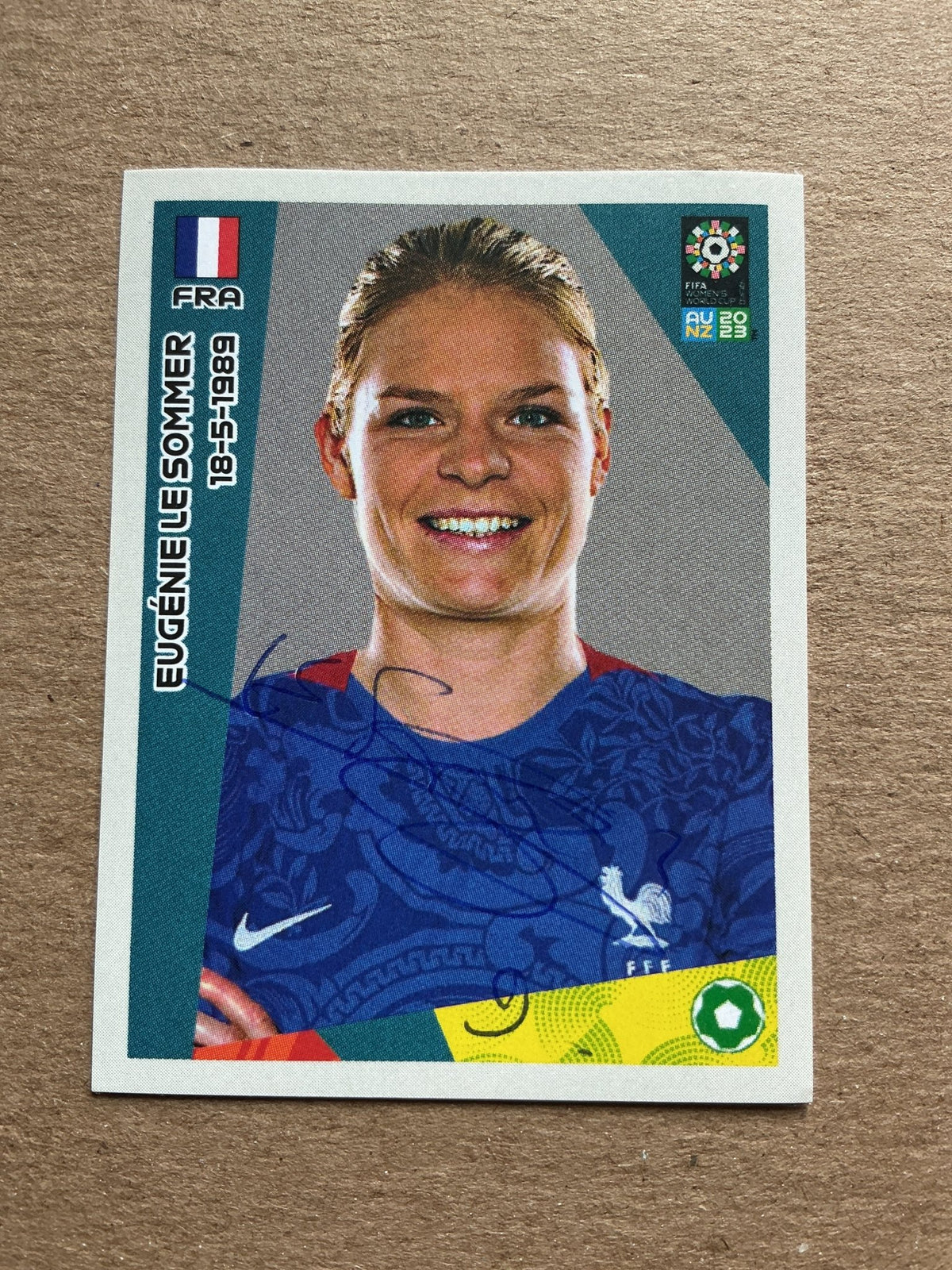 Eugenie Le Sommer, France 🇫🇷 FIFA Women’s World Cup 2023 Panini hand signed - Autographs-World