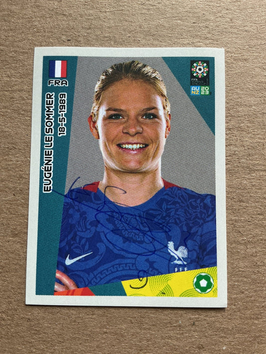 Eugenie Le Sommer, France 🇫🇷 FIFA Women’s World Cup 2023 Panini hand signed - Autographs-World