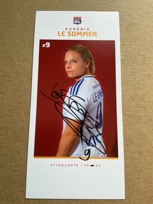 Eugenie Le Sommer, France 🇫🇷 Olympique Lyon 2024/25 hand signed - Autographs-World