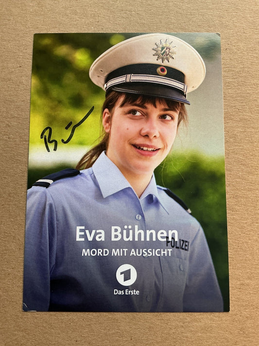 Eva Bühnen, Germany 🇩🇪 Actress 2024 hand signed - Autographs-World