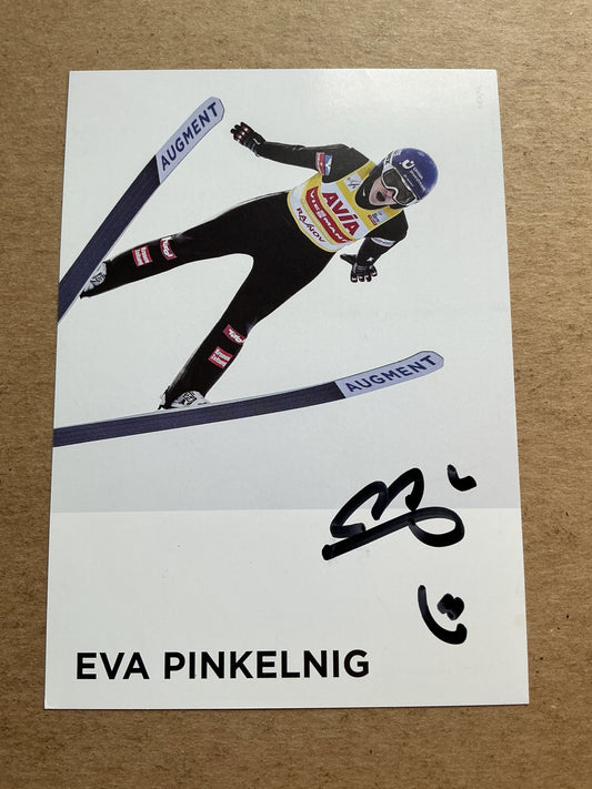 Eva Pinkelnig, Austria 🇦🇹 Ski Jumping 2023/24 hand signed - Autographs-World