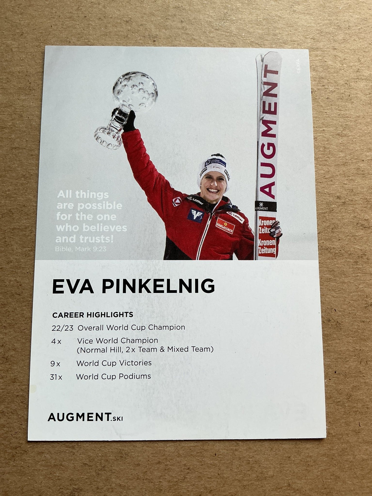 Eva Pinkelnig, Austria 🇦🇹 Ski Jumping 2023/24 hand signed - Autographs-World