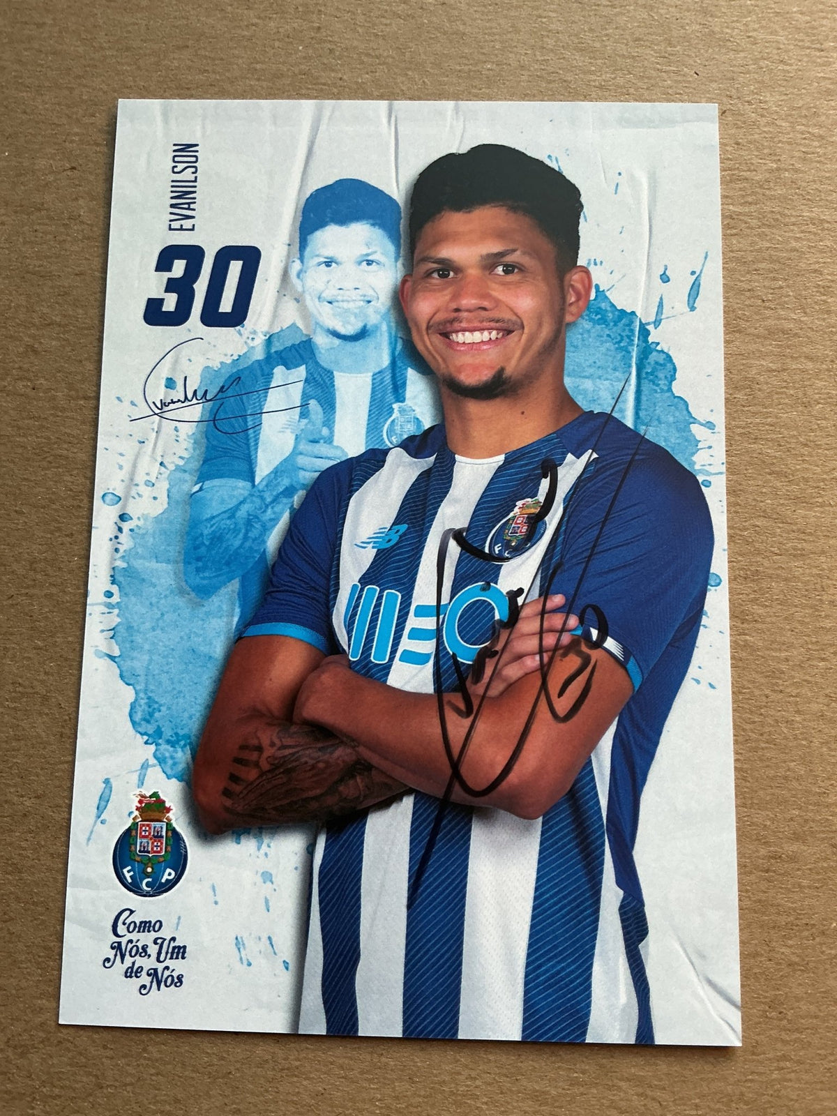 Evanilson, Brazil 🇧🇷 FC Porto 2021/22 hand signed - Autographs-World