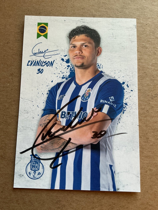 Evanilson, Brazil 🇧🇷 FC Porto 2022/23 hand signed - Autographs-World
