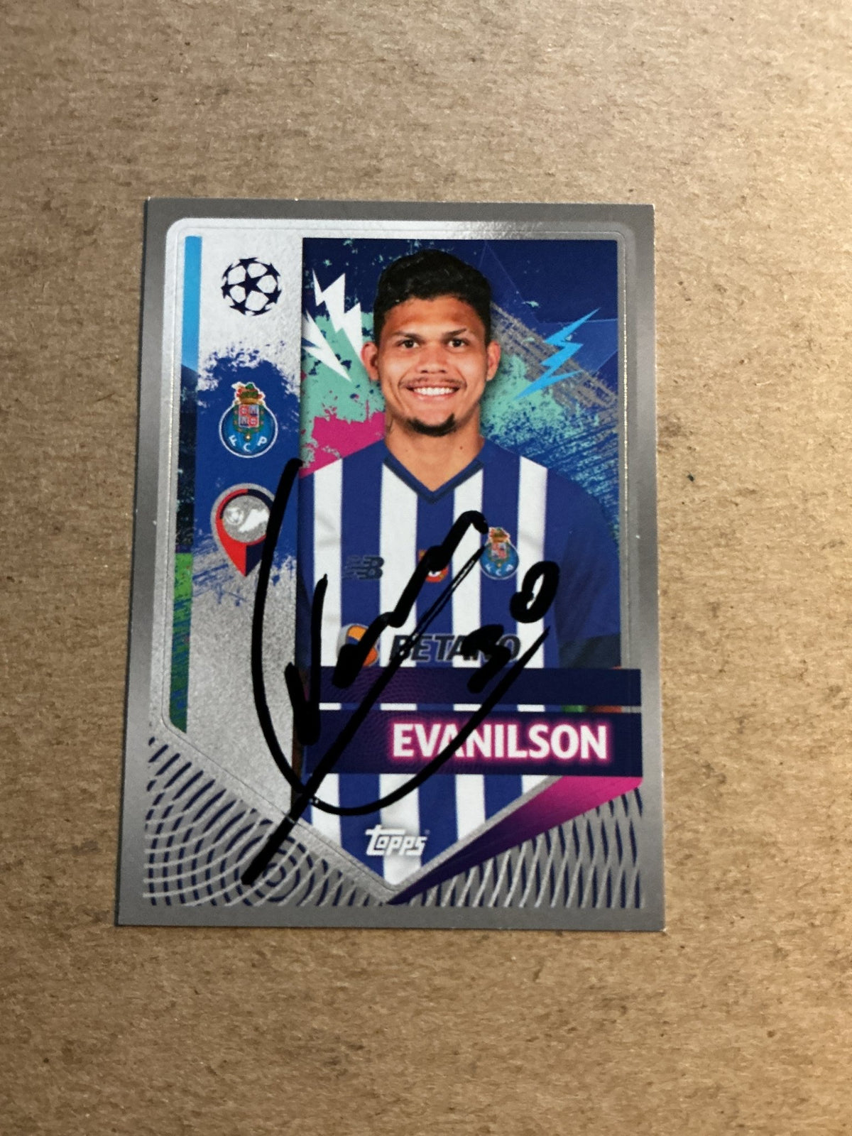 Evanilson, Brazil 🇧🇷 FC Porto 2022/23 Topps hand signed - Autographs-World