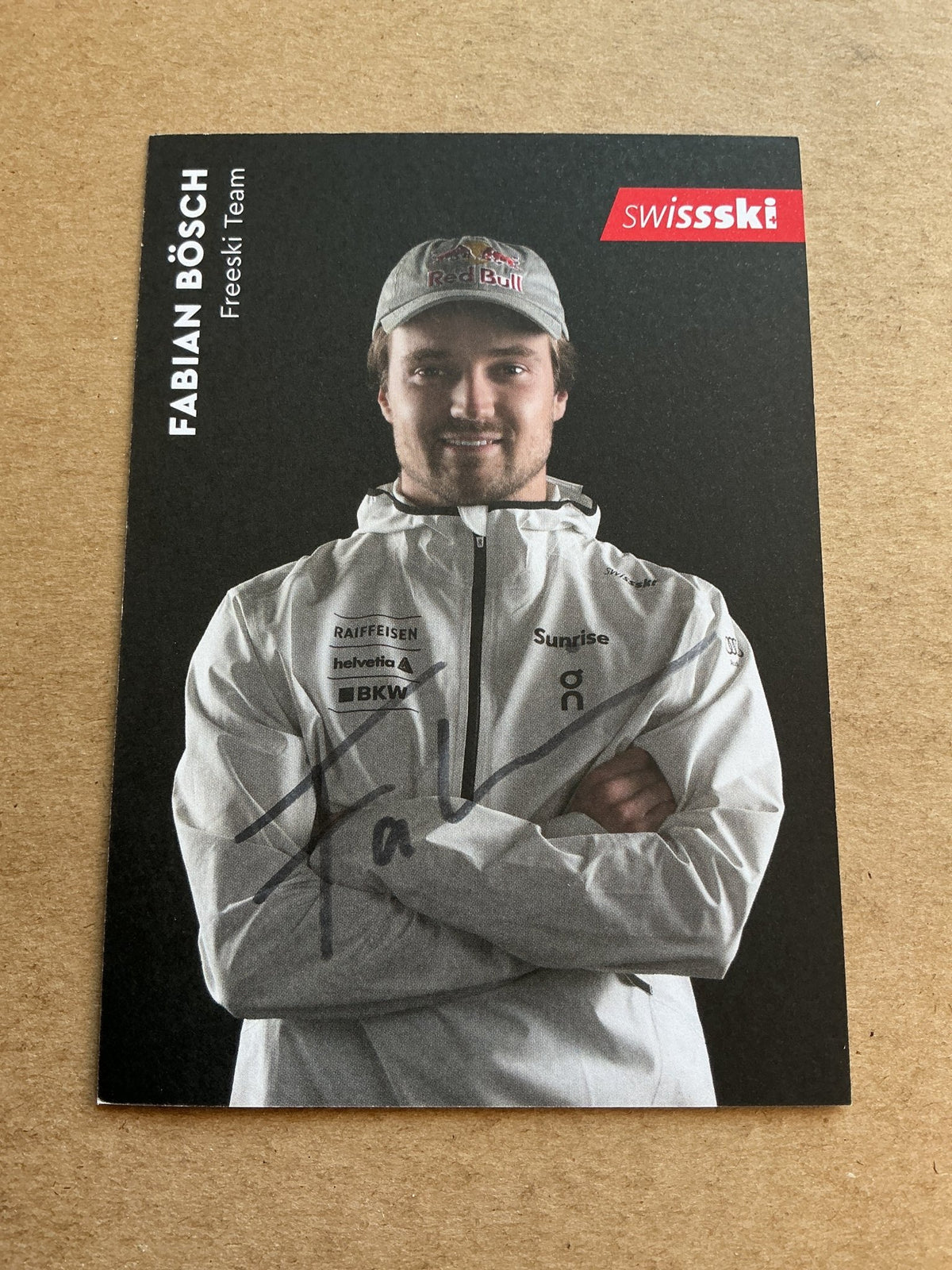 Fabian Bösch, Switzerland 🇨🇭 Freestyle Winter 2023/24 hand signed - Autographs-World
