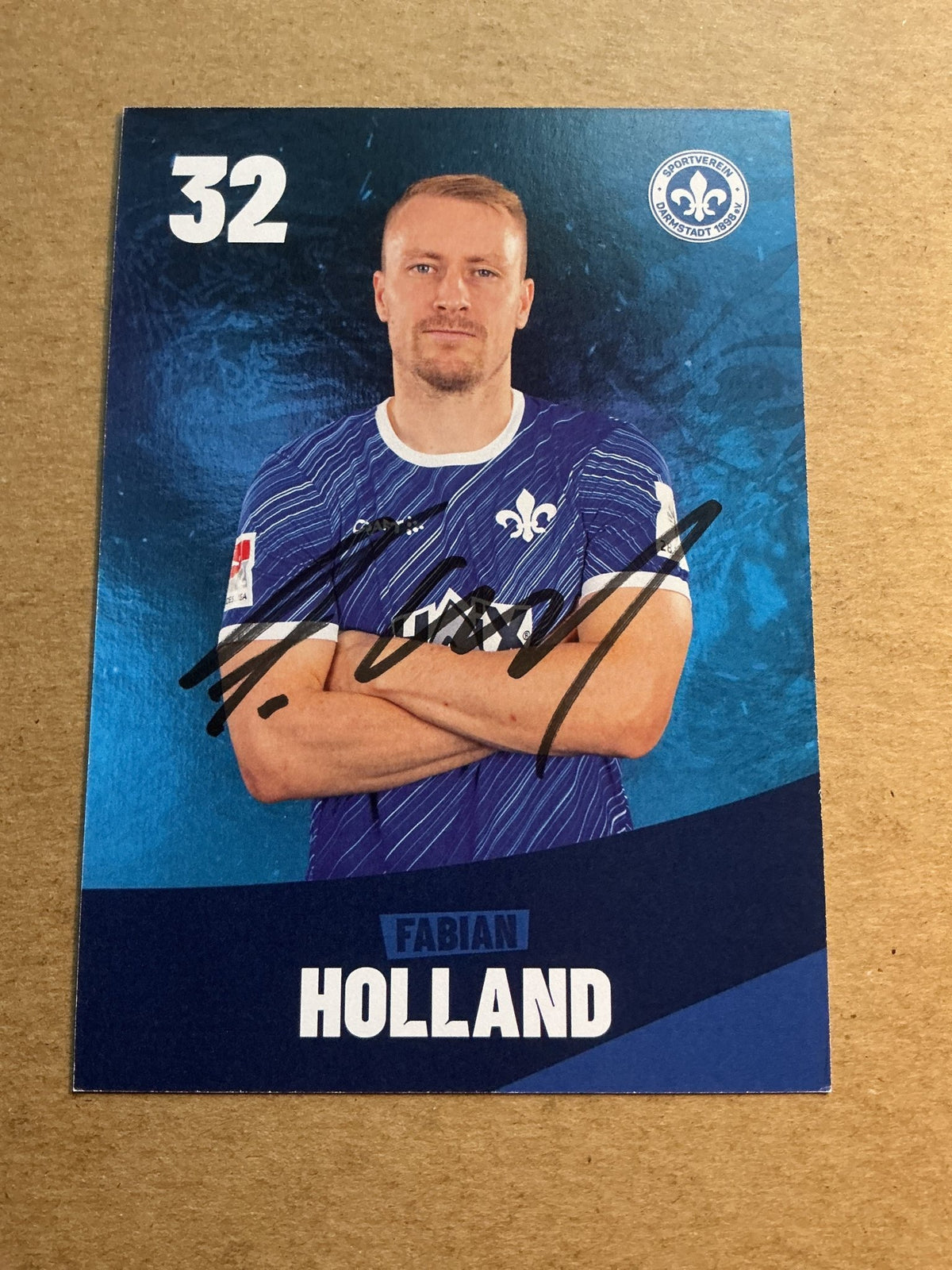 Fabian Holland, Germany 🇩🇪 SV Darmstadt 98 2023/24 hand signed - Autographs-World