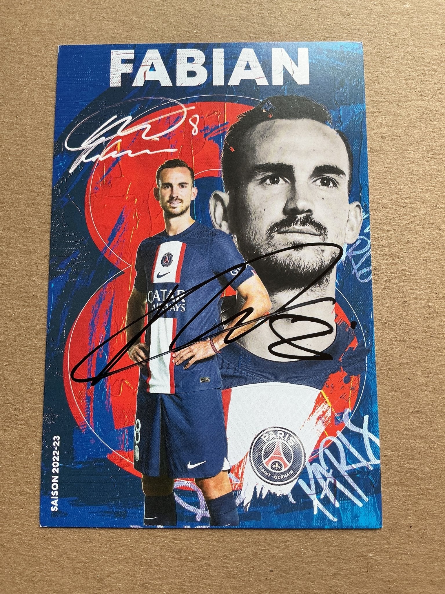 Fabián Ruiz, Spain 🇪🇸 Paris Saint-Germain 2022/23 hand signed - Autographs-World