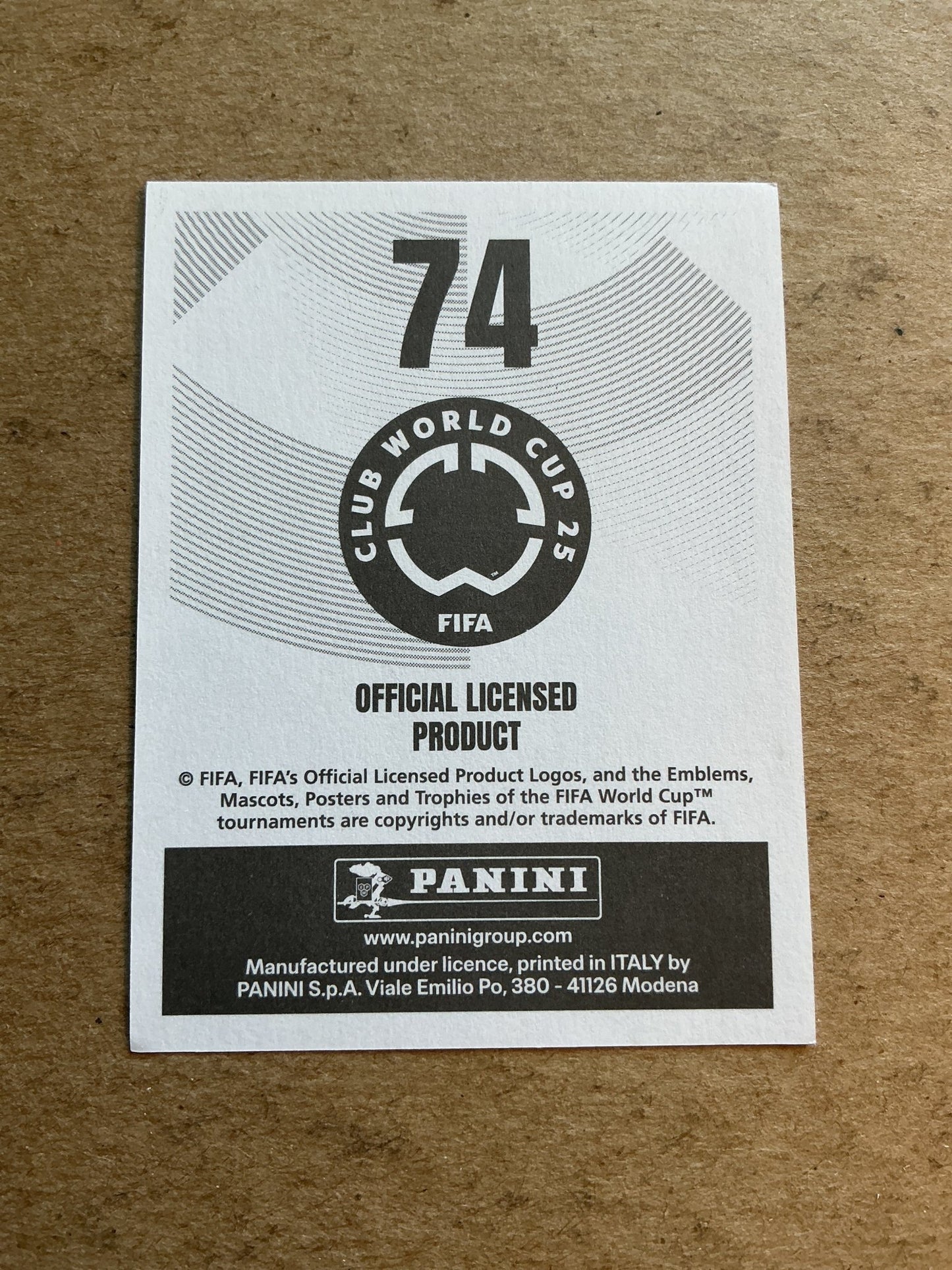 Fabián Ruiz, Spain 🇪🇸 Paris Saint-Germain Club World Cup 2025 Panini hand signed - Autographs-World