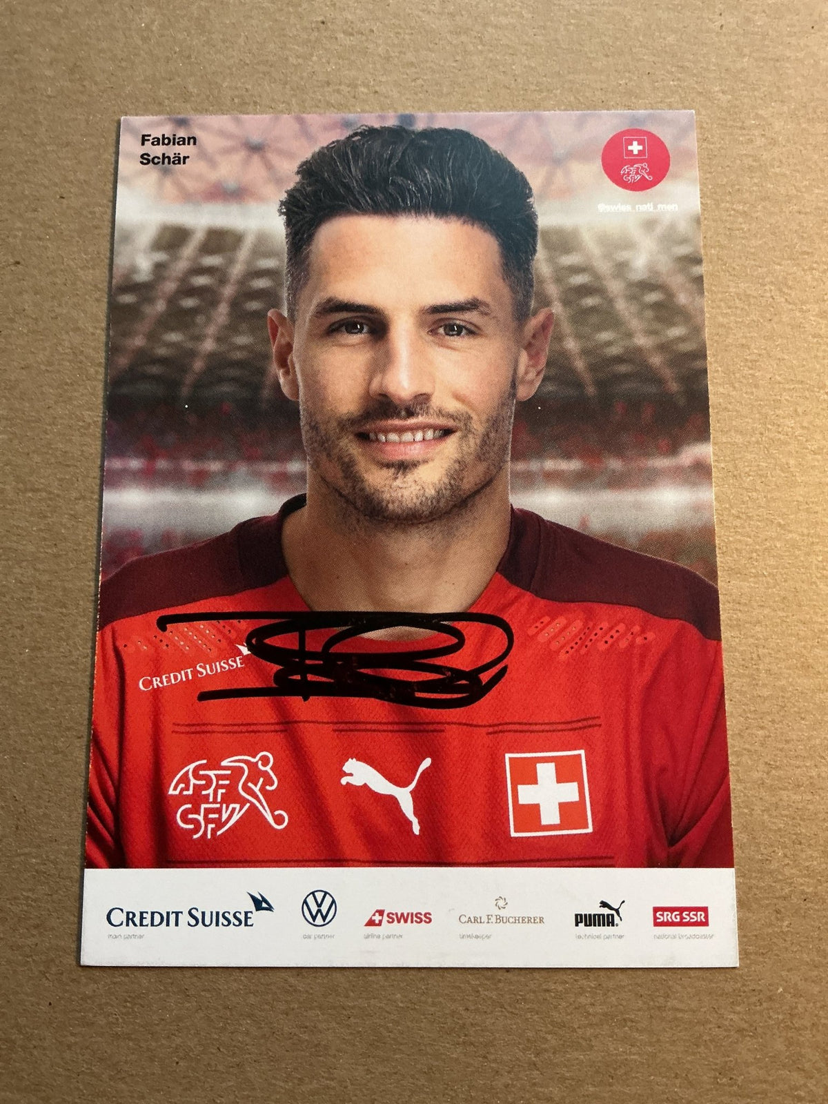 Fabian Schär, Switzerland 🇨🇭 2021 hand signed - Autographs-World