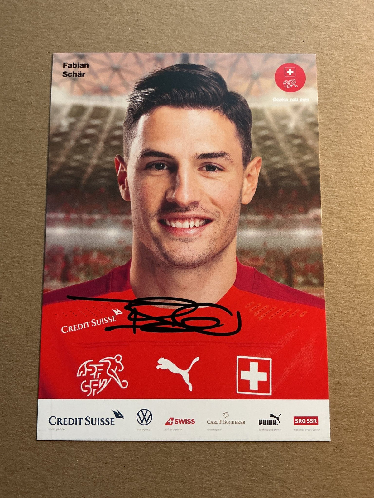 Fabian Schär, Switzerland 🇨🇭 2021 hand signed - Autographs-World