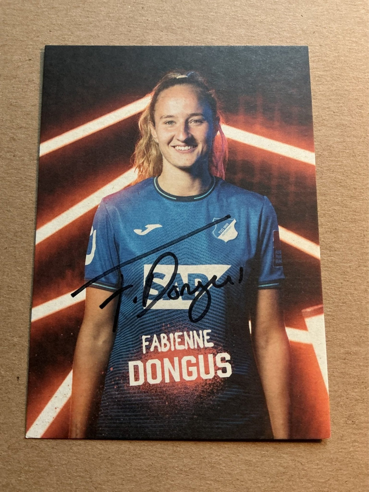 Fabienne Dongus, Germany 🇩🇪 TSG 1899 Hoffenheim 2021/22 hand signed - Autographs-World