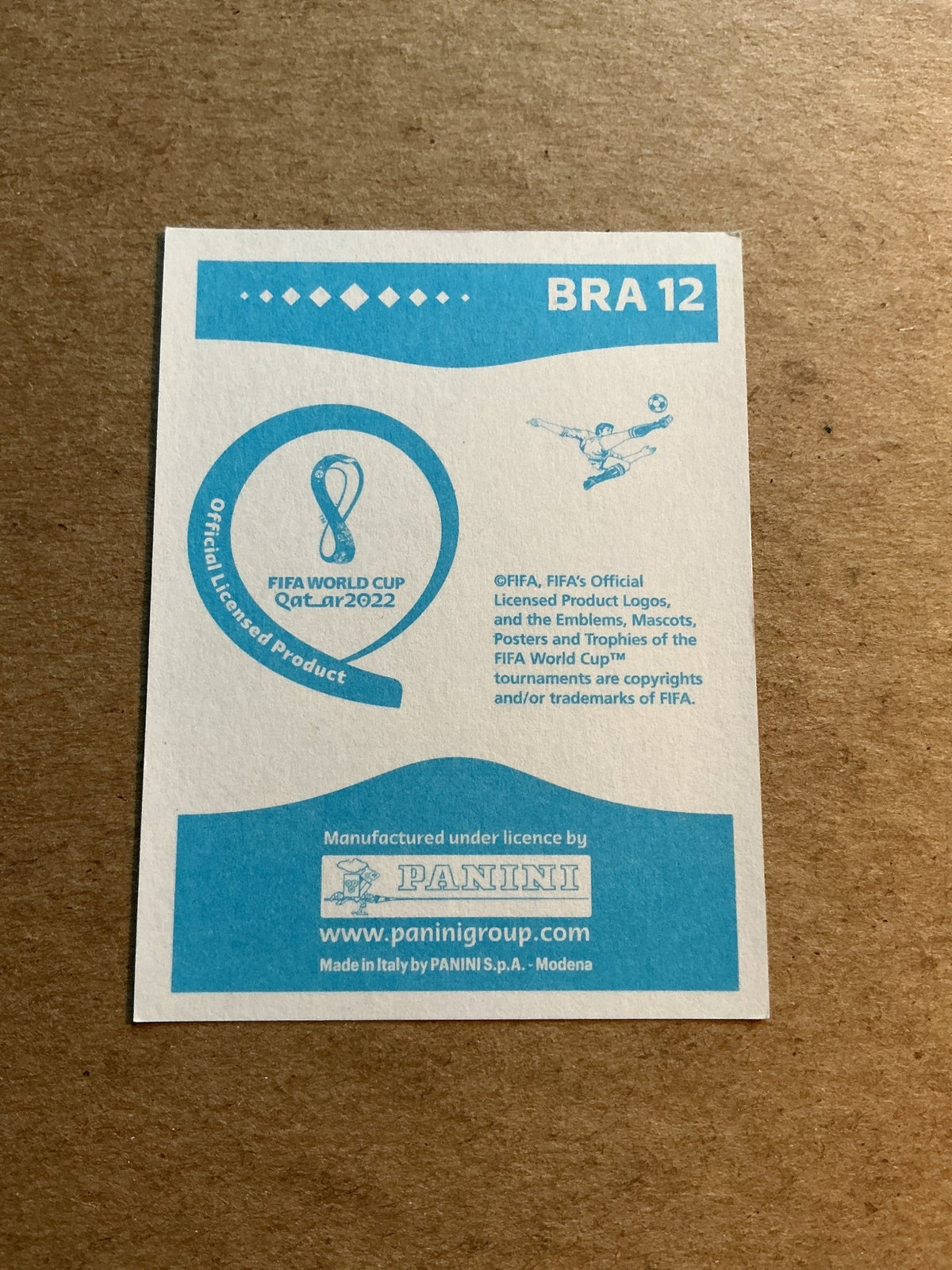 Fabinho, Brazil 🇧🇷 FIFA World Cup 2022 Panini hand signed - Autographs-World