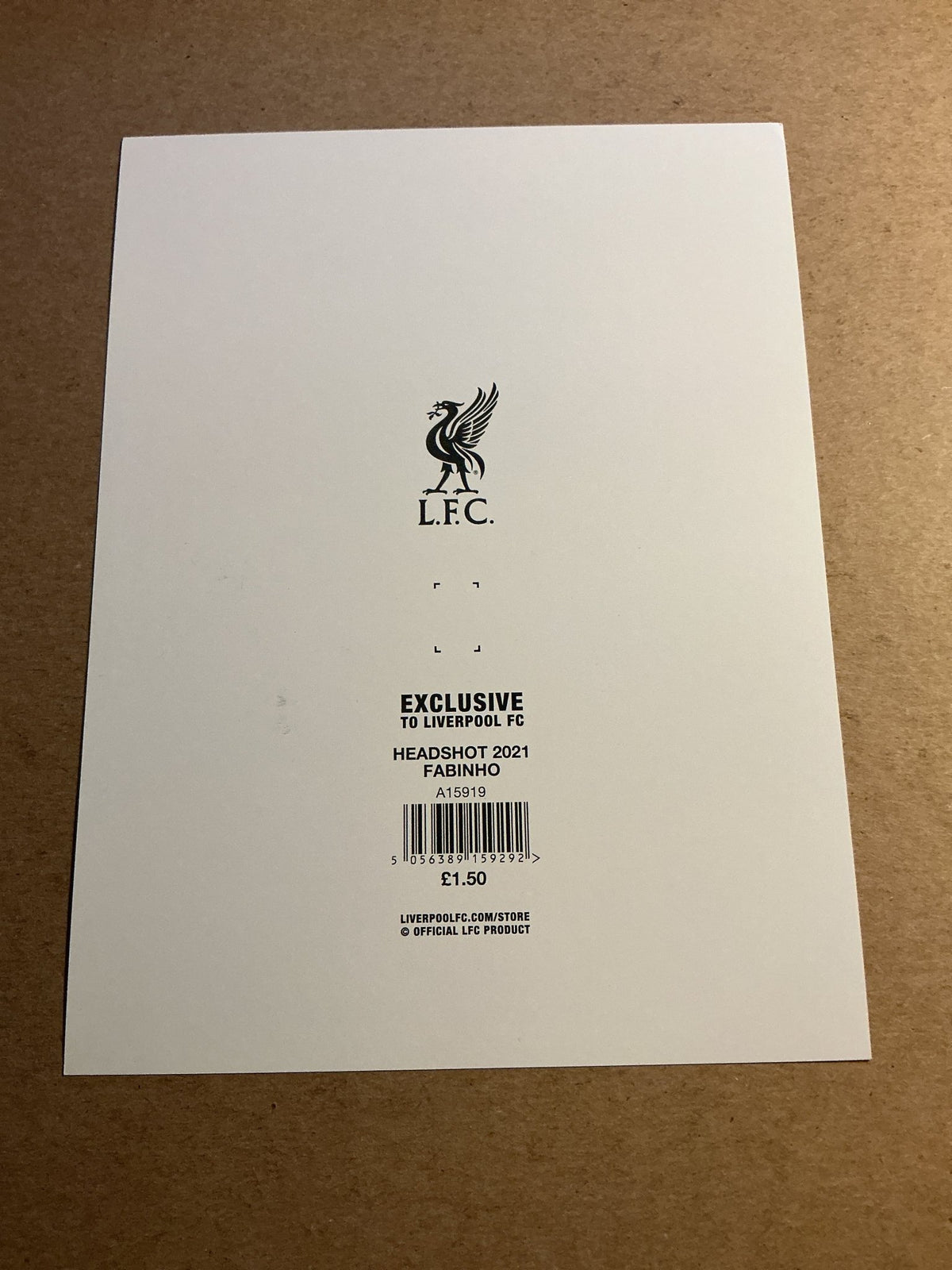 Fabinho, Brazil 🇧🇷 Liverpool FC 2020/21 hand signed - Autographs-World