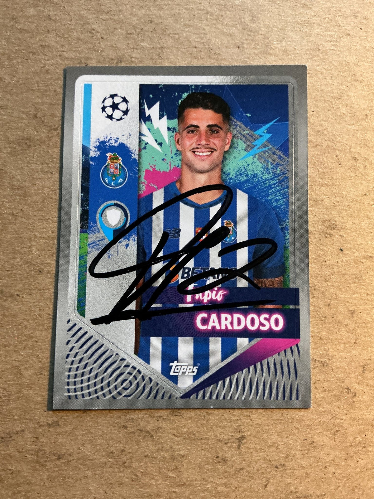 Fábio Cardoso, Portugal 🇵🇹 FC Porto 2022/23 Topps hand signed - Autographs-World