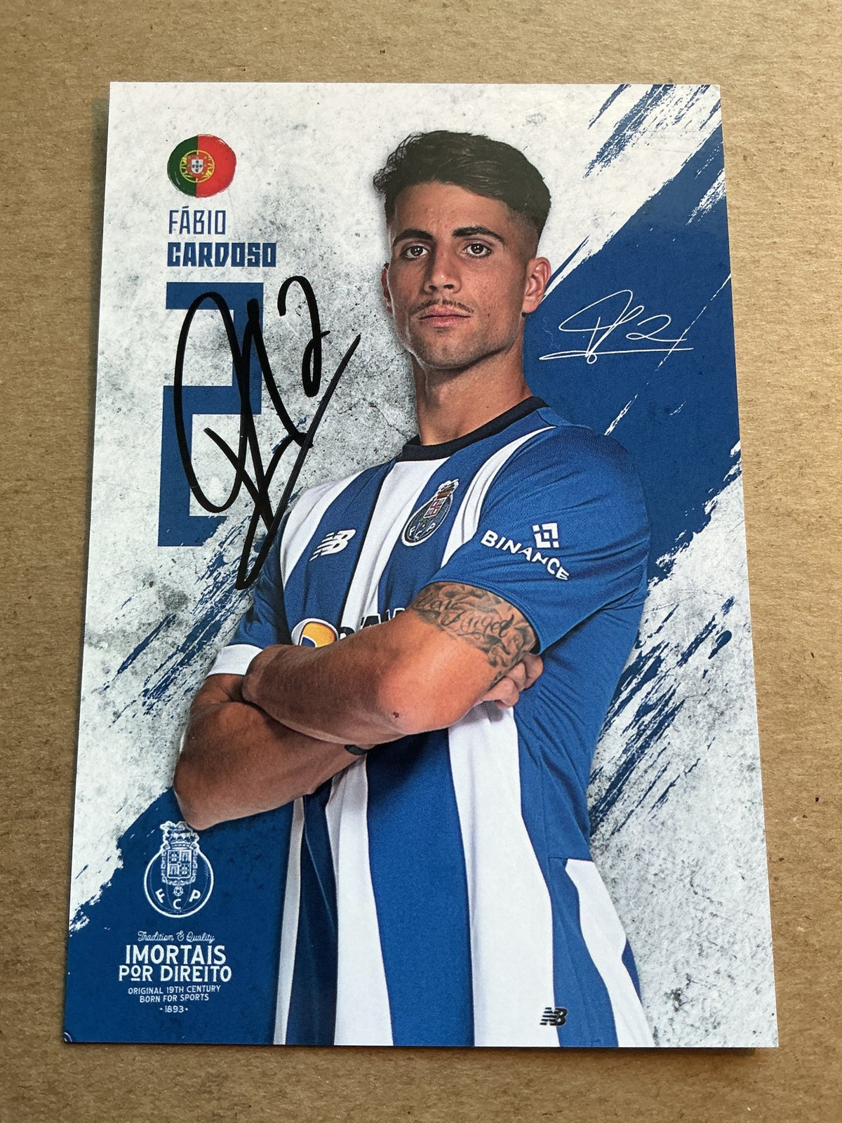 Fábio Cardoso, Portugal 🇵🇹 FC Porto 2023/24 hand signed - Autographs-World