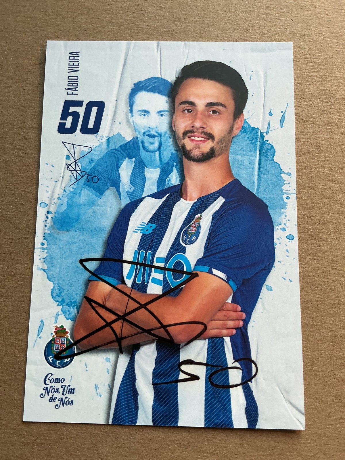 Fábio Vieira, Portugal 🇵🇹 FC Porto 2021/22 hand signed - Autographs-World