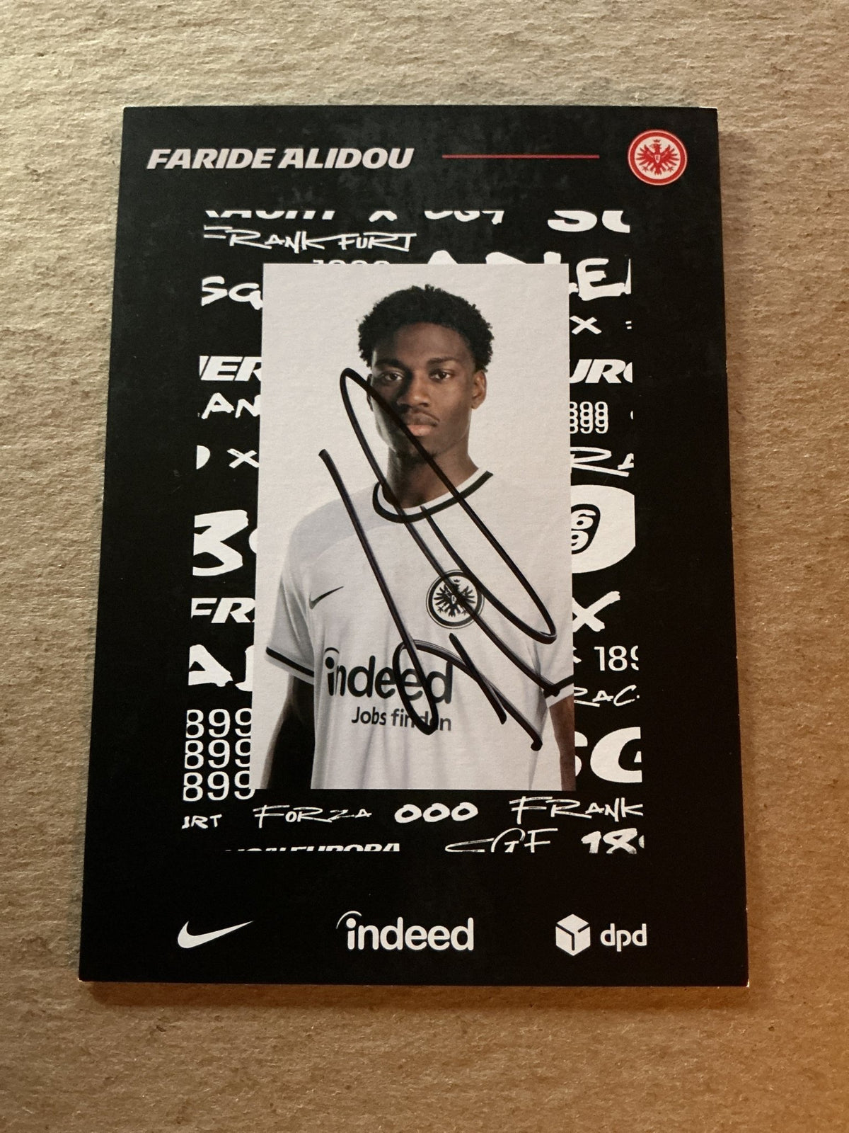 Faride Alidou, Germany 🇩🇪 Eintracht Frankfurt 2022/23 hand signed - Autographs-World