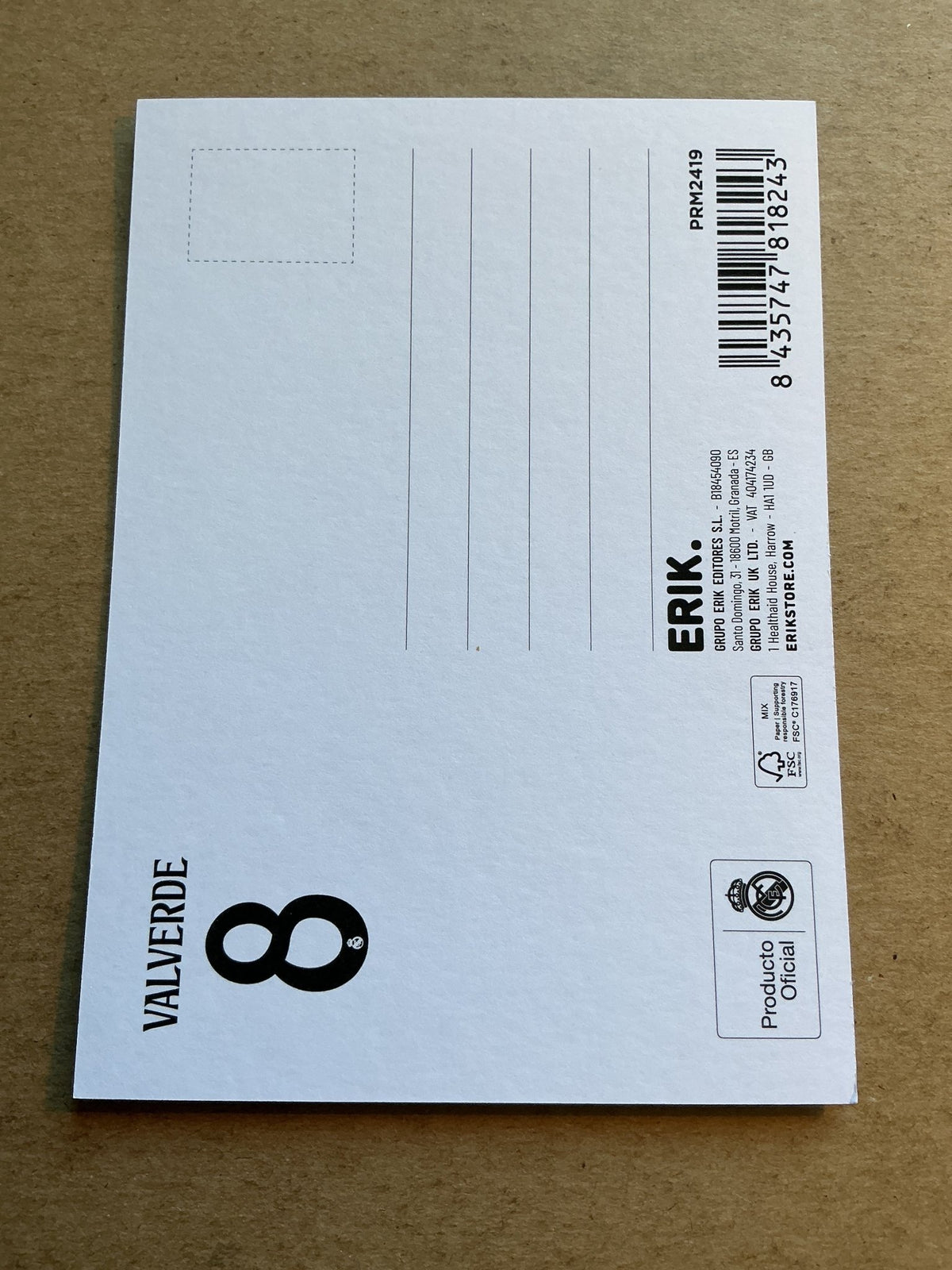 Federico Valverde, Uruguay 🇺🇾 Real Madrid 2024/25 hand signed - Autographs-World